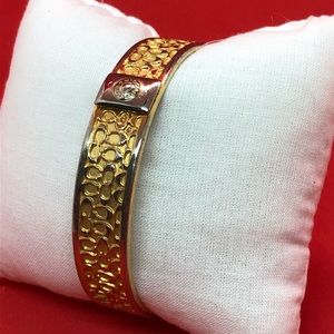 Coach Brass Plated Bangle